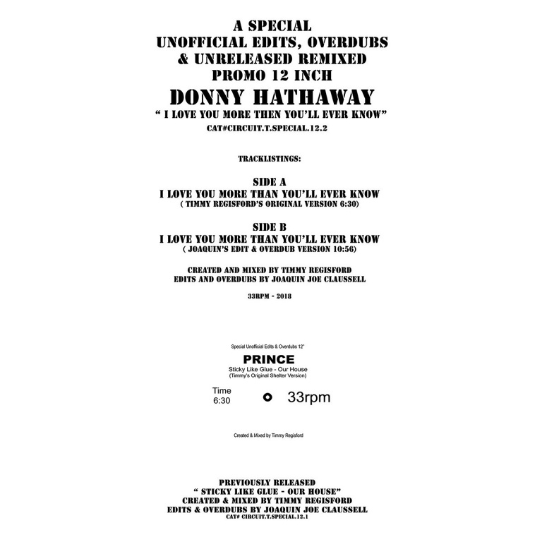 Donny Hathaway I Love You More Than You Ll Ever Know Timmy Regisford Joe Claussell Remixes Soul Jazz Records